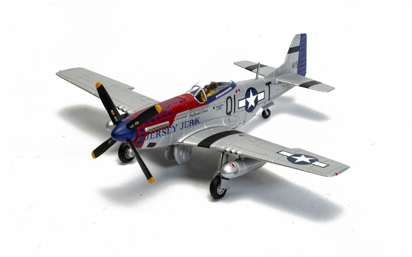 CORGI P-51D MUSTANG "JERSEY JERK" 356TH USAAF MAJOR DONALD STRAIT 1945
